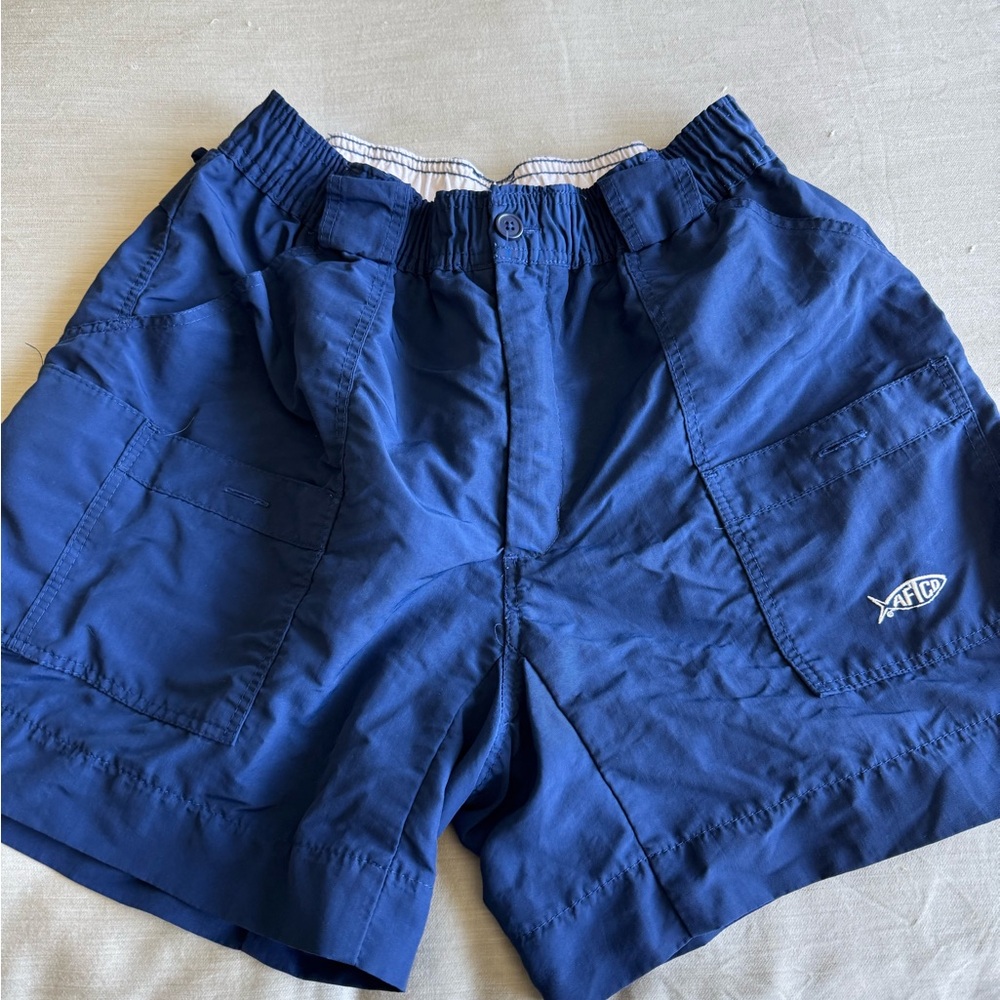 AFTCO Blue Fishing Shorts size 32